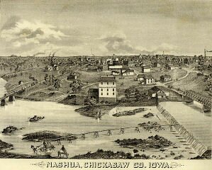 Picture of Nashua IA from approx 1875